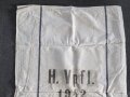 Grosser Sack für Heeresverpflegung der Wehrmacht. gebraucht, ungereinigt, datiert 1942