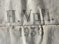 Grosser Sack für Heeresverpflegung der Wehrmacht. gebraucht, ungereinigt, datiert 1938