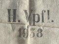 Grosser Sack für Heeresverpflegung der Wehrmacht. gebraucht, ungereinigt, datiert 1938