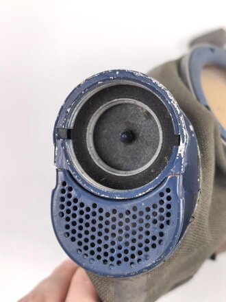 Gasmaske Modell 1930 Wehrmacht. Ungebrauchtes Stück , Hersteller hnr, datiert 1944, Originallack, ungereinigt