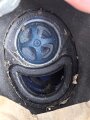 Gasmaske Modell 1930 Wehrmacht. Ungebrauchtes Stück , Hersteller hnr, datiert 1944, Originallack, ungereinigt