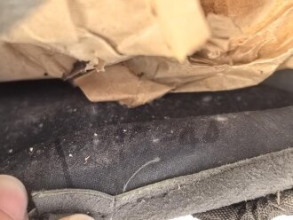 Gasmaske Modell 1930 Wehrmacht. Ungebrauchtes Stück , Hersteller hnr, datiert 1944, Originallack, ungereinigt