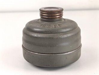 Gasmaskenfilter, Filtereinsatz 41 Wehrmacht. Sehr guter Zustand, datiert 1944