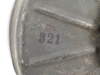 Gasmaskenfilter, Filtereinsatz 37 Wehrmacht. Sehr guter Zustand, datiert 1941