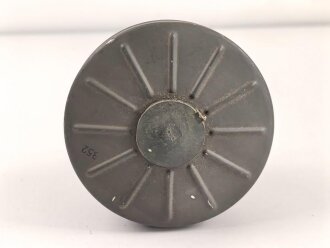 Gasmaskenfilter, Filtereinsatz 37 Wehrmacht. Sehr guter Zustand, datiert 1941