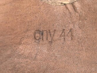 Magazintasche Wehrmacht für 2 Magazine K43 / G43. Hersteller cny 1944. Ungereinigt