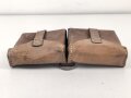 Magazintasche Wehrmacht für 2 Magazine K43 / G43. Hersteller cny 1944. Ungereinigt