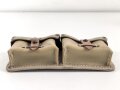 Magazintasche zum K43 der Wehrmacht aus gelbem Ersatzmaterial, kein Hersteller erkennbar