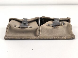 Magazintasche zum K43 der Wehrmacht aus gelbem...