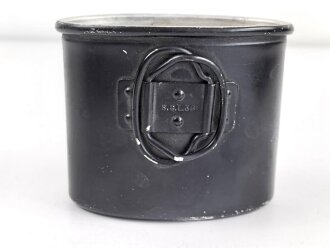 Feldflasche Wehrmacht, durchgängig SSL36 gestempelt, guter Zustand