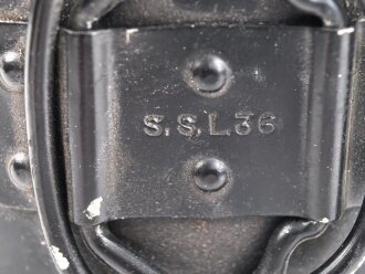 Feldflasche Wehrmacht, durchgängig SSL36 gestempelt, guter Zustand