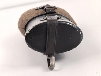 Feldflasche Wehrmacht, durchgängig SSL36 gestempelt, guter Zustand