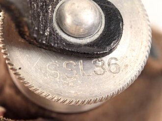 Feldflasche Wehrmacht, durchgängig SSL36 gestempelt, guter Zustand