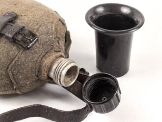 Feldflasche Wehrmacht, Ausführung 1 Liter, gebraucht