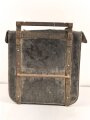 Motorrad Packtasche Wehrmacht. Ausführung in Leder, ungereinigtes Stück