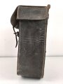 Motorrad Packtasche Wehrmacht. Ausführung in Leder, ungereinigtes Stück