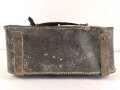 Motorrad Packtasche Wehrmacht. Ausführung in Leder, ungereinigtes Stück