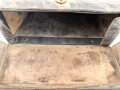 Motorrad Packtasche Wehrmacht. Ausführung in Leder, ungereinigtes Stück