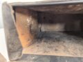 Motorrad Packtasche Wehrmacht. Ausführung in Leder, ungereinigtes Stück