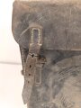 Motorrad Packtasche Wehrmacht. Ausführung in Leder, ungereinigtes Stück