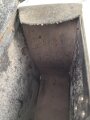 Motorrad Packtasche Wehrmacht. Ausführung in Ersatzmaterial. Originallack, ungereinigtes Stück