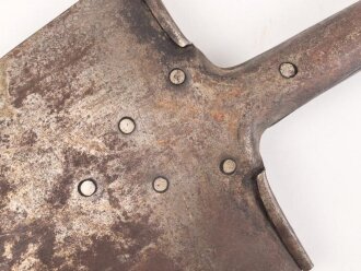 Fahrzeugspaten Wehrmacht. Guter Zustand, ungereinigtes Stück