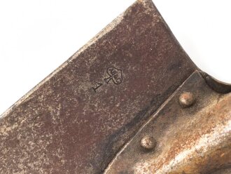 Fahrzeugspaten Wehrmacht. Guter Zustand, ungereinigtes Stück