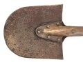 Fahrzeugspaten Wehrmacht. Guter Zustand, ungereinigtes Stück