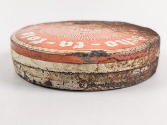 Scho-ka-kola Dose Wehrmacht Packung 1941, ungereinigtes Stück, leer
