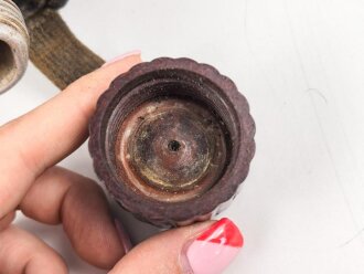 Feldflasche in Tropenausführung Wehrmacht, unvollständig, defekt