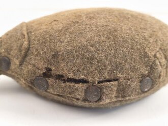 Feldflasche Wehrmacht, Ausführung 1 Liter, unvollständig, defekt