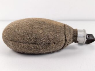 Feldflasche Wehrmacht, Ausführung 1 Liter, unvollständig, defekt