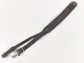 Trageriemen für einen Tornister der Wehrmacht. Das Leder datiert 1918, bei der Wehrmacht weitergeführt