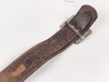 "Zweidornkoppel" braunes Leder, mir so unbekannt, Gesamtlänge 96cm