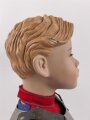 Frankreich ? Kinderuniform auf älterer Figur, Höhe des Kürass etwa 32cm