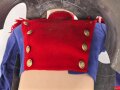Frankreich ? Kinderuniform auf älterer Figur, Höhe des Kürass etwa 32cm