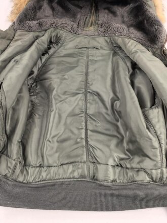 U.S.Air Force, Fliegerjacke N2B, Label sauber entfernt, Größe Medium