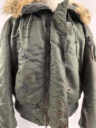 U.S.Air Force, Fliegerjacke N2B, Label sauber entfernt, Größe Medium