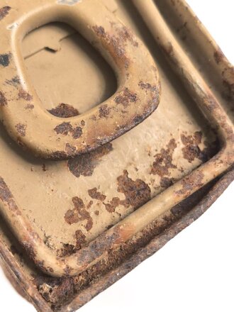 Gurtkasten Wehrmacht für Maschinengewehr Gurt. Originallack, ungereinigtes Stück