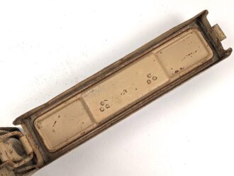 Gurtkasten Wehrmacht für Maschinengewehr Gurt. Originallack, ungereinigtes Stück