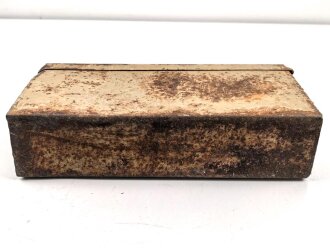 Gurtkasten Wehrmacht für Maschinengewehr Gurt. Originallack, ungereinigtes Stück