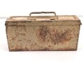 Gurtkasten Wehrmacht für Maschinengewehr Gurt. Originallack, ungereinigtes Stück