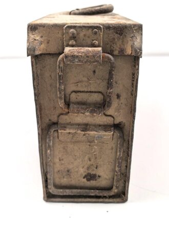 Gurtkasten Wehrmacht für Maschinengewehr Gurt. Originallack, ungereinigtes Stück