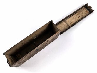 Gurtkasten Wehrmacht für Maschinengewehr Gurt. Originallack, ungereinigtes Stück