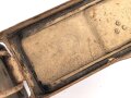 Gurtkasten Wehrmacht für Maschinengewehr Gurt. Originallack, ungereinigtes Stück