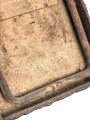 Gurtkasten Wehrmacht für Maschinengewehr Gurt. Originallack, ungereinigtes Stück