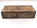 Gurtkasten Wehrmacht für Maschinengewehr Gurt. Originallack, ungereinigtes Stück