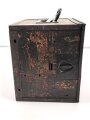Transportkasten Wehrmacht. Originallack, Maße etwa 25 x 25 x 21cm