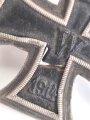 Eisernes Kreuz 2. Klasse 1914. Kein Hersteller im Bandring, defekt