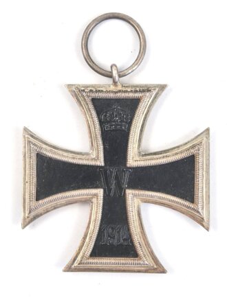 Eisernes Kreuz 2. Klasse 1914. Kein Hersteller im Bandring, ungetragenes Stück in sehr gutem Zustand